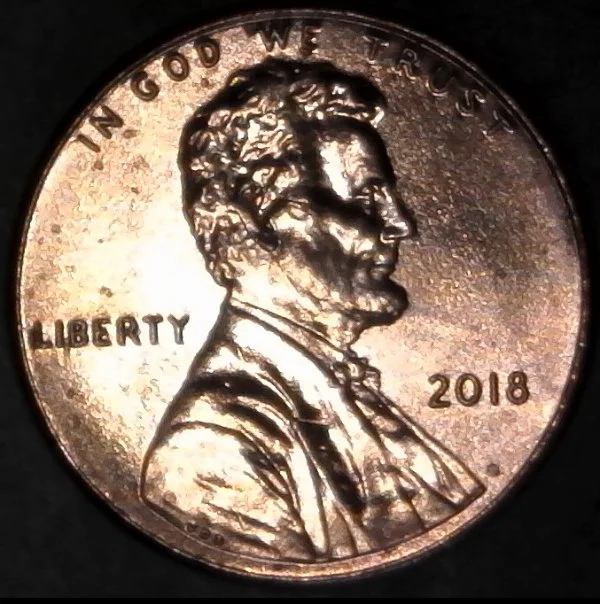 2018--P-Lincoln-Shield-Cent-With-Struck-Through-Error